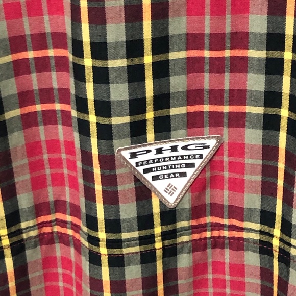 Columbia Men’s Shirt Long Sleeve PHG Cotton S New - Picture 13 of 16